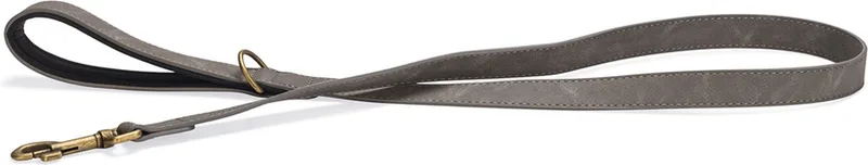 Balacron Ax kunstleer hondenriem 130 x 2.5 cm de Beeztees en Gris – photo produit