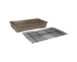 Baldo - Konijnenkooi - Kooi Knaagdieren - Mokka - 120x59x46 cm von Beeztees in Schwarz – Produktfoto 2 von 4