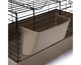 Baldo - Konijnenkooi - Kooi Knaagdieren - Mokka - 120x59x46 cm von Beeztees in Schwarz – Produktfoto 4 von 4