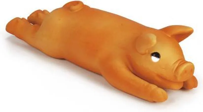 Biggetje - Hondenspeelgoed - Oranje - Klein - 35x8x7 cm von Beeztees in Rosa – Produktfoto