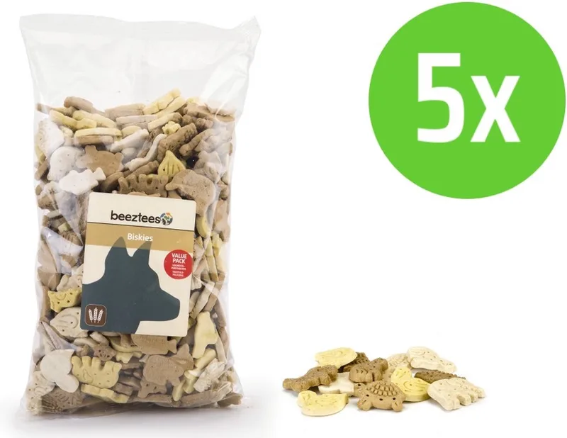 Biskies - hondenkoekjes - 1400 gram - 5 verpakkingen de Beeztees – photo produit