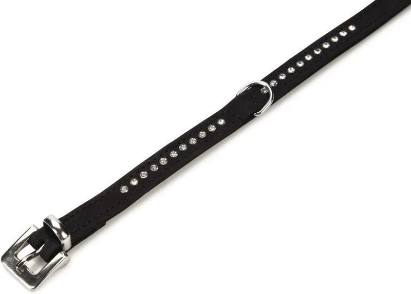 Buffalo - Halsband Hond - Leer - 30-36 cm by Beeztees in Black – product photo