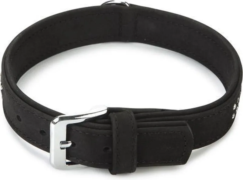 Buffalo - Halsband Hond - Leer - 39-45 cm de Beeztees en Noir – photo produit