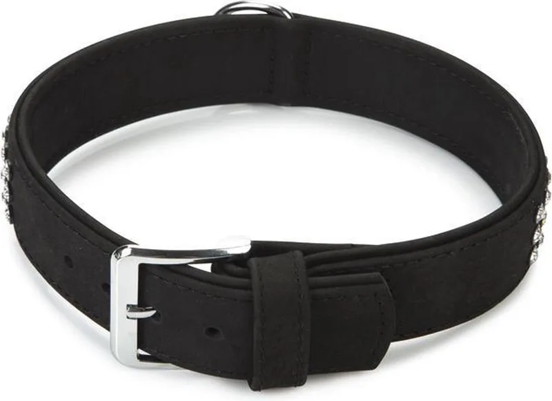 Buffalo - Halsband Hond - Leer - 60 cm by Beeztees in Black – product photo