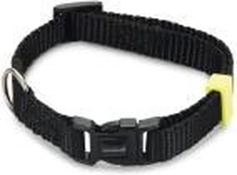 BZ NYLON HALSBAND UNI ZWT 20-30X10 by Beeztees in Black – product photo