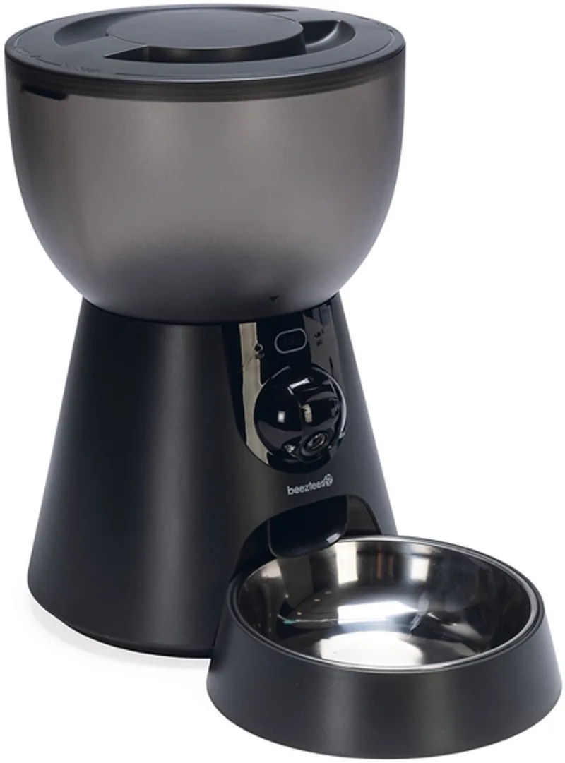 Cam Automatische Voerautomaat Kat Smart met camera - voerbak - 4 liter by Beeztees in Anthracite – product photo