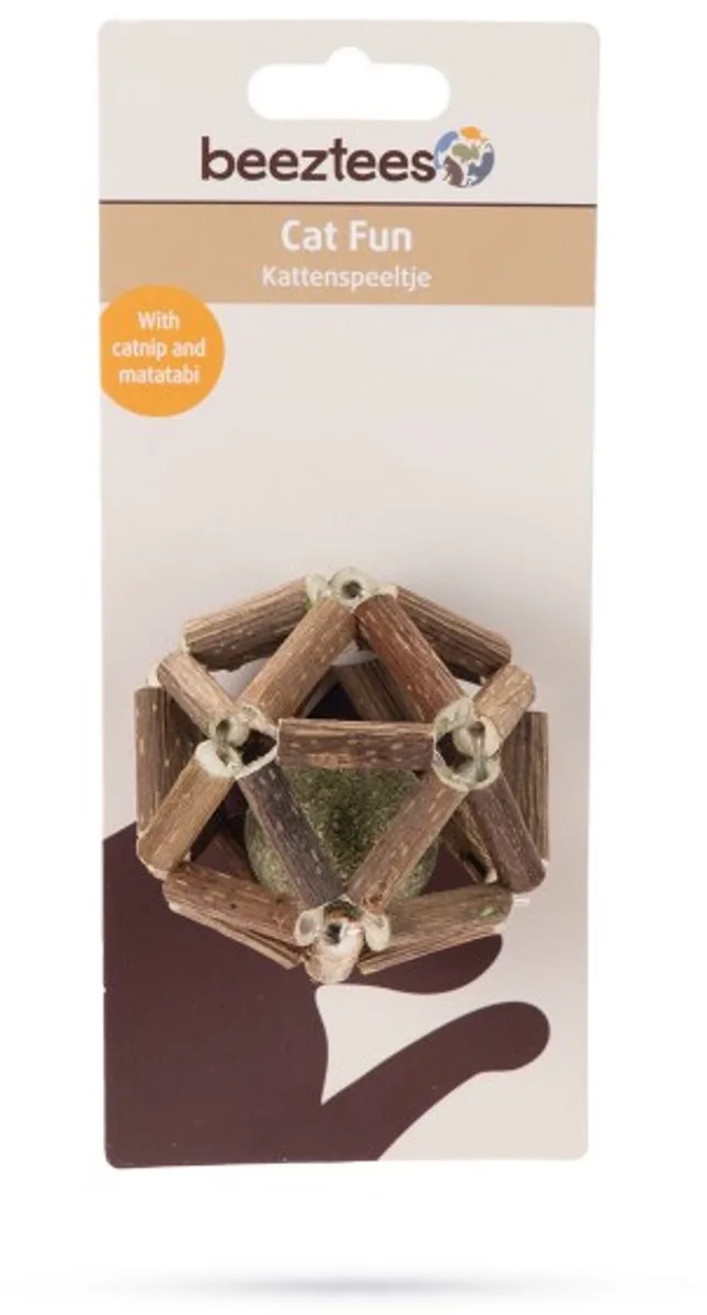 Catnip Bal met Matatabi fra Beeztees i Brun – produktbillede