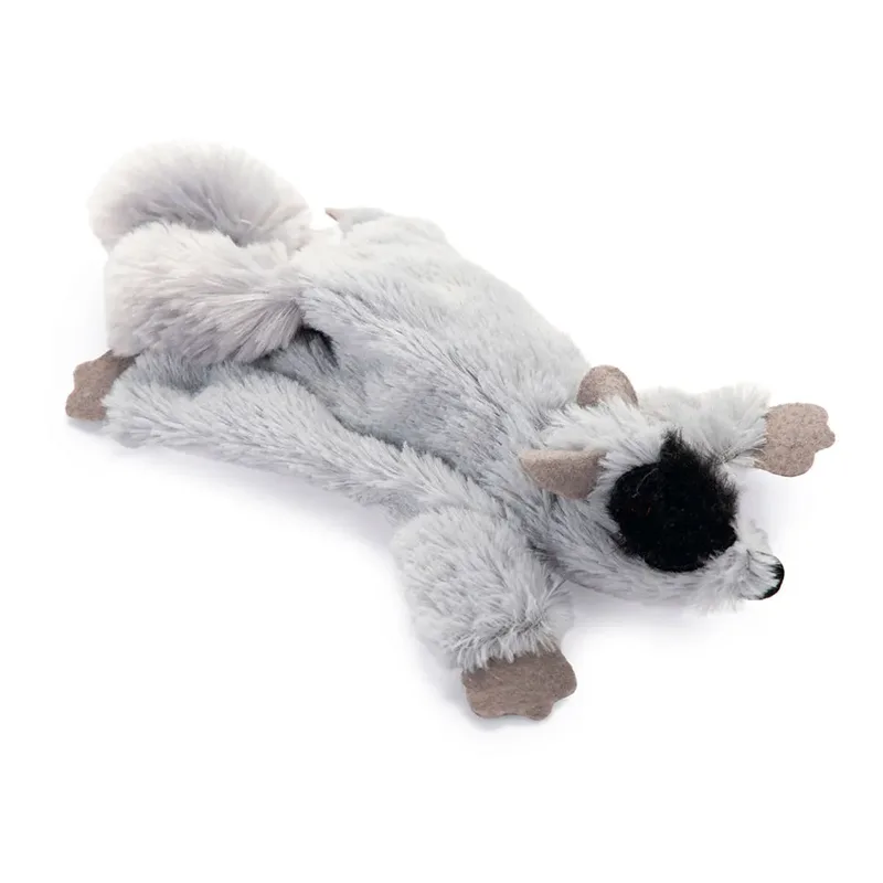 Tierkuscheltier Catnip Katzenspielzeug Flat Tex grau von Beeztees – Produktfoto
