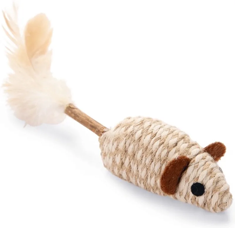 Catnip Matatabi Muis - Kattenspeelgoed by Beeztees in Beige Bruin – product photo