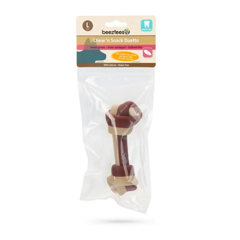 Friandises Pour Chien Chew´n Duetto Au Poulet Et Au Fromage 17cm de Beeztees – photo produit