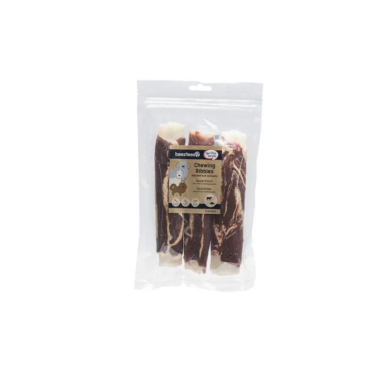 Chewing Ribbies Met Rundvlees En Kabeljauw Hondensnack by Beeztees – product photo 2 of 2