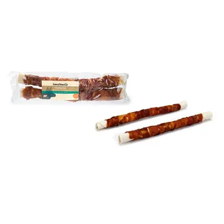 Hund Kaut Auf Stock Mit Entensnack von Beeztees – Produktfoto 1 von 3