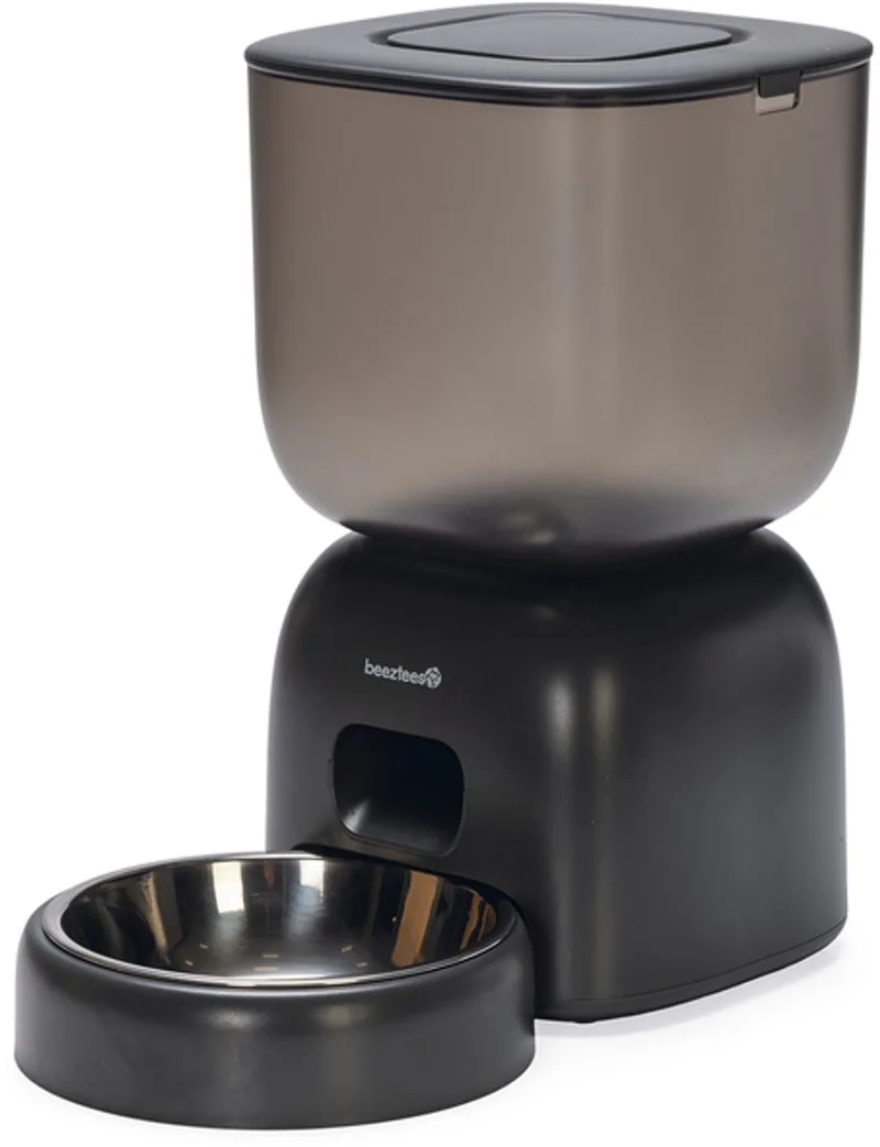 Chris automatische Voerbak Kat - Smart - met app - voerautomaat kat - 3 liter by Beeztees in Anthracite – product photo