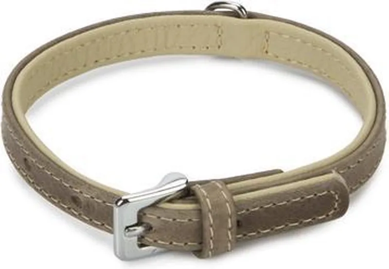 Comfort - Halsband Hond - Leer - 32 cm x 12 mm van Beeztees in Grijs – productfoto