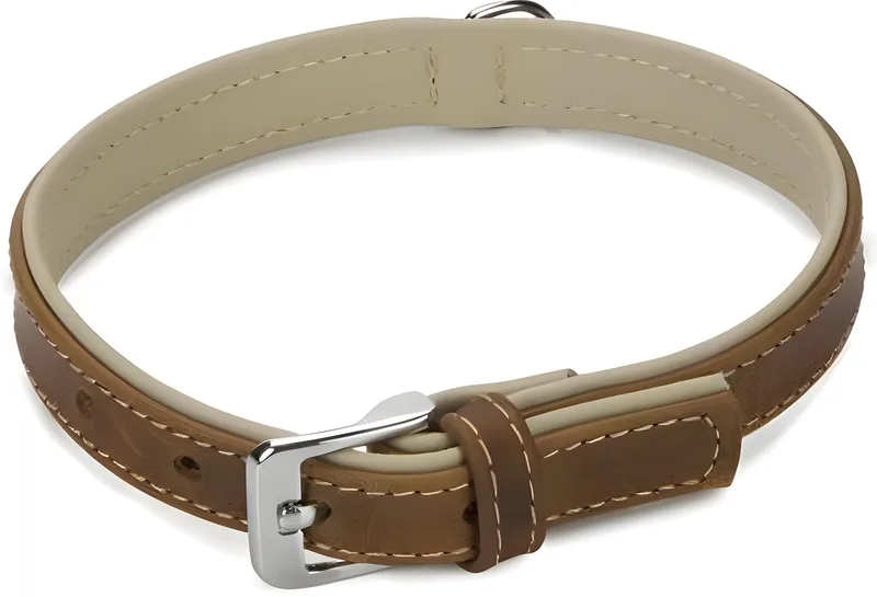 Comfort - Halsband Hond - Leer - 40 cm x 17 mm by Beeztees in Brown – product photo