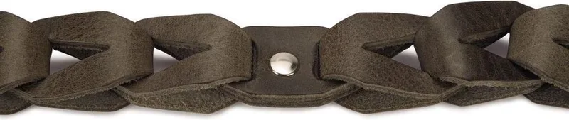 Connex - Halsband Hond - Leer - 50 cm x 30 mm de Beeztees en Gris – photo produit