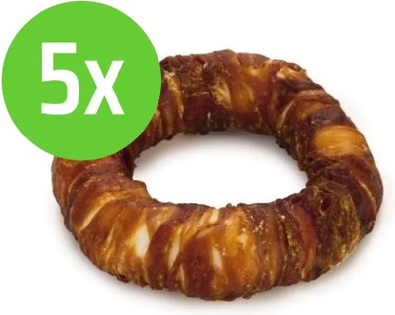 Culinair Kauwring met Eend - 19 cm - hondensnack - 5 Verpakkingen by Beeztees – product photo