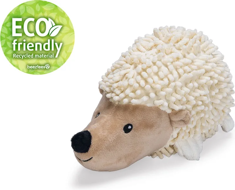 Eco hondenknuffel egel Ittie - Hondenspeelgoed - zonder piep von Beeztees in Beige – Produktfoto