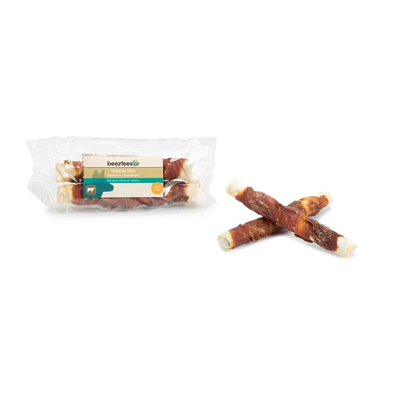Eend Eetbare Sticks Hondensnack 45-50g von Beeztees – Produktfoto