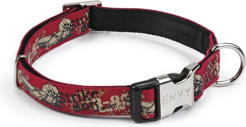 Envy halsband Strike Dog. Verstelbaar. de Beeztees en Rouge – photo produit