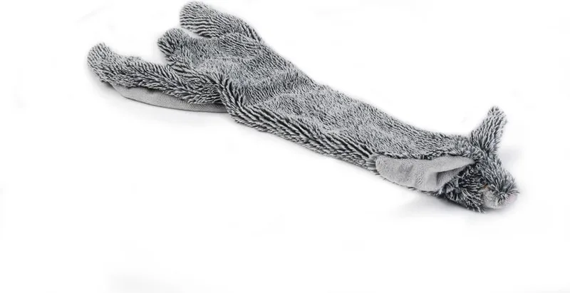 Flatino Konijn - Hondenspeelgoed - 52x15x3,5 cm de Beeztees en Noir – photo produit