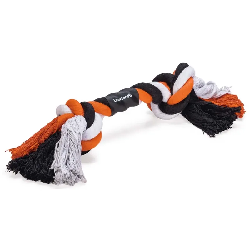 Flossy Dubbele Knoop Touw Hondenspeeltje 205g von Beeztees – Produktfoto