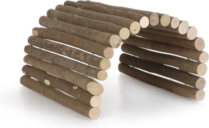Forest Wilgen Loopbrug - Knaagdier - Voor in Knaagdierkooi - 51 cm by Beeztees in Brown – product photo