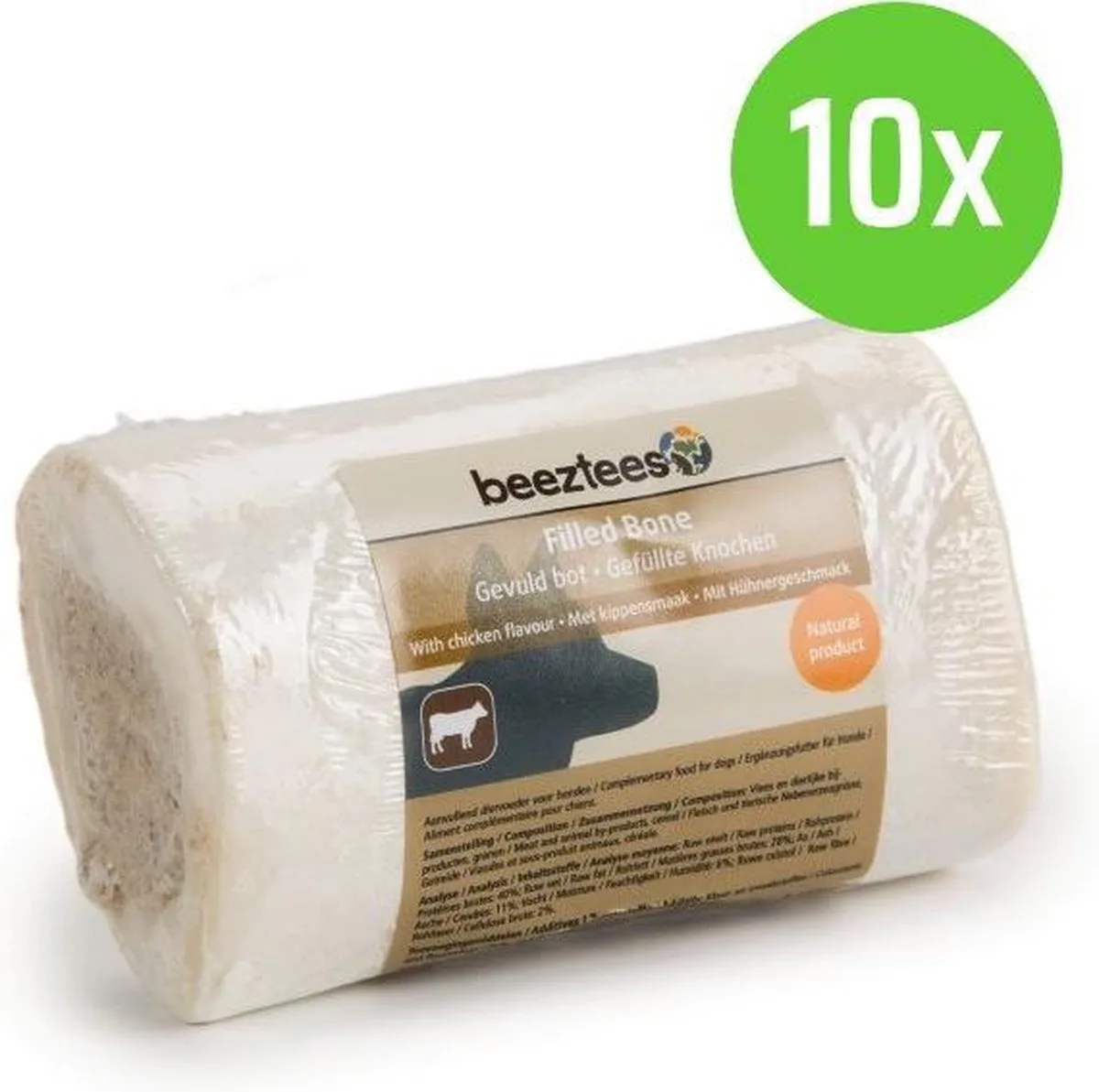 Gevuld Bot Kip- 10 stuks von Beeztees – Produktfoto