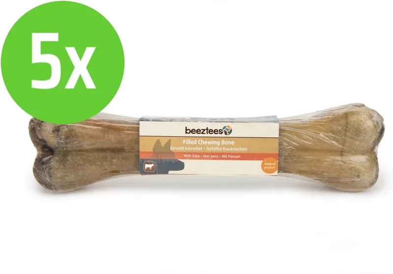 Gevuld Kauwbot - Hondensnack - Pens - 25 cm - 5 botten de Beeztees – photo produit