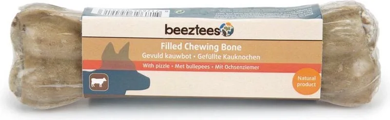 gevuld kauwbot met bullepees - hondensnack - 1x 15cm by Beeztees – product photo