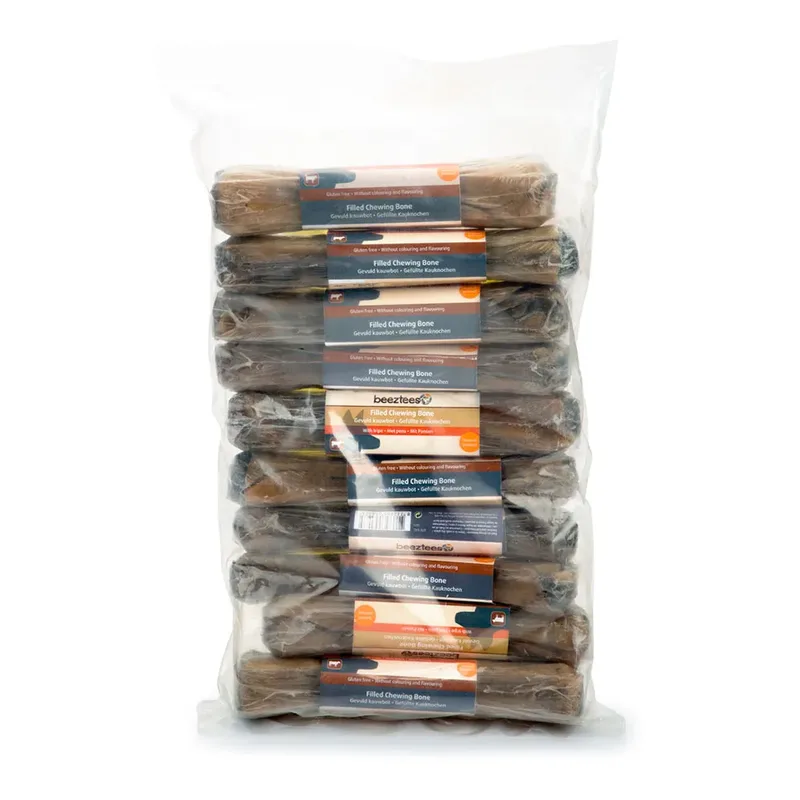 Kauknochen Gefüllt Mit Pansen-snack Für Hunde 20cm von Beeztees – Produktfoto 2 von 2