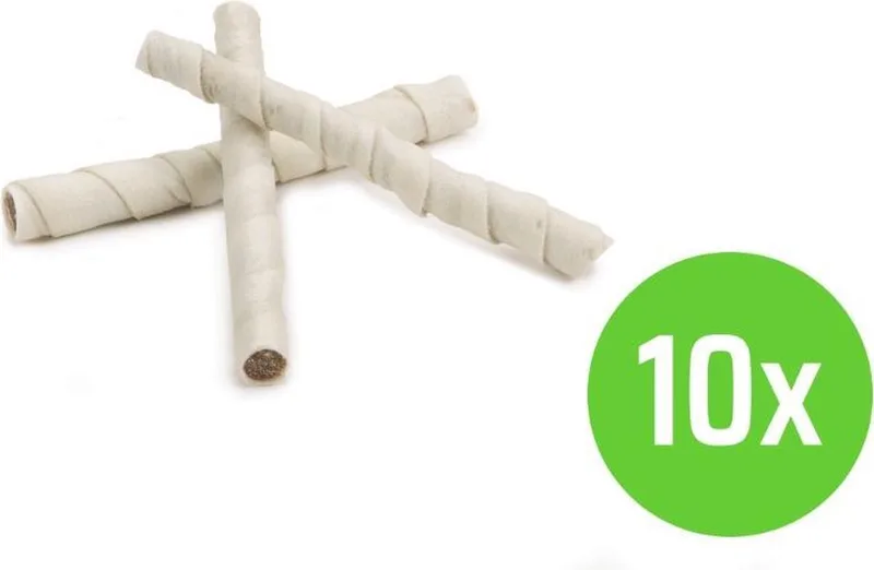 Gevulde Kauwstaaf Kippenlever - hondensnack - 10 Verpakkingen by Beeztees – product photo