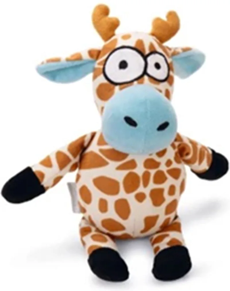 Giraffe Zwiep - Hondenspeelgoed - Pluche - 24x13x10 cm de Beeztees en Beige – photo produit