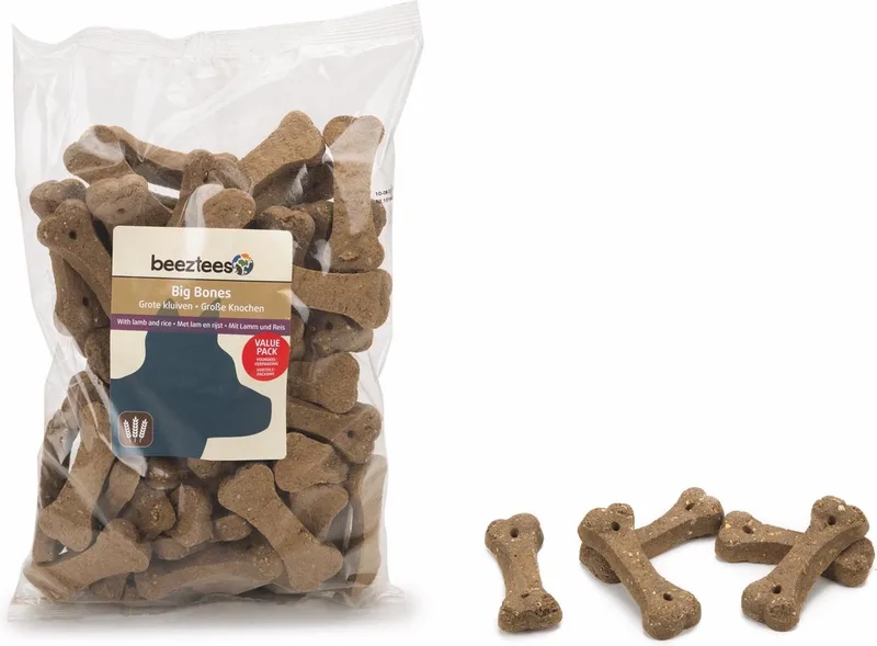 grote kluif lam rijst voordeelverpakking - hondensnack - 1 kilo fra Beeztees – produktbillede 1 af 3
