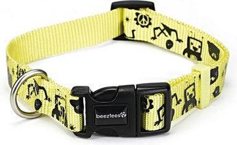 Halsband monster 26-40cm by Beeztees in Yellow – product photo