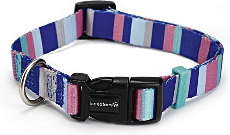 Halsband stripes 48-70cm von Beeztees in Mehrfarbig – Produktfoto