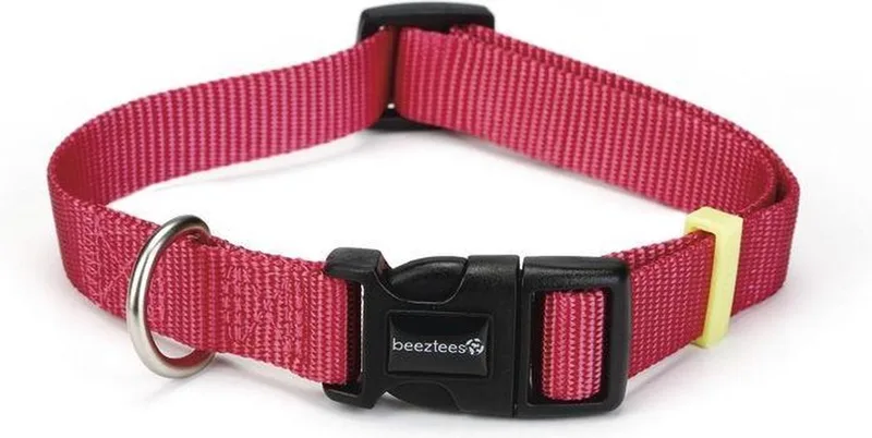 Halsband uni 48-70 cm x 25mm by Beeztees in Pink – product photo