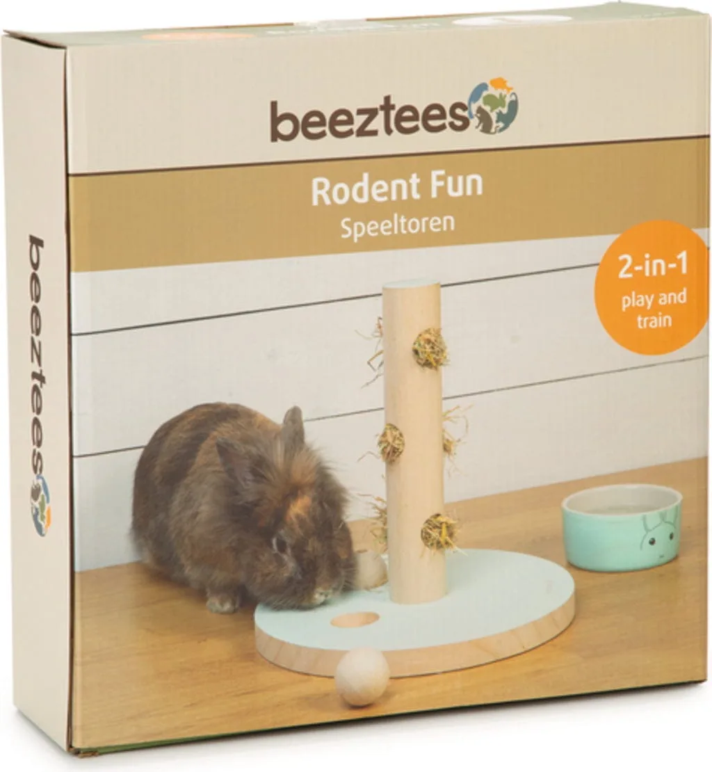 Houten speeltoren Hayra Mint, 1 st. van Beeztees – productfoto