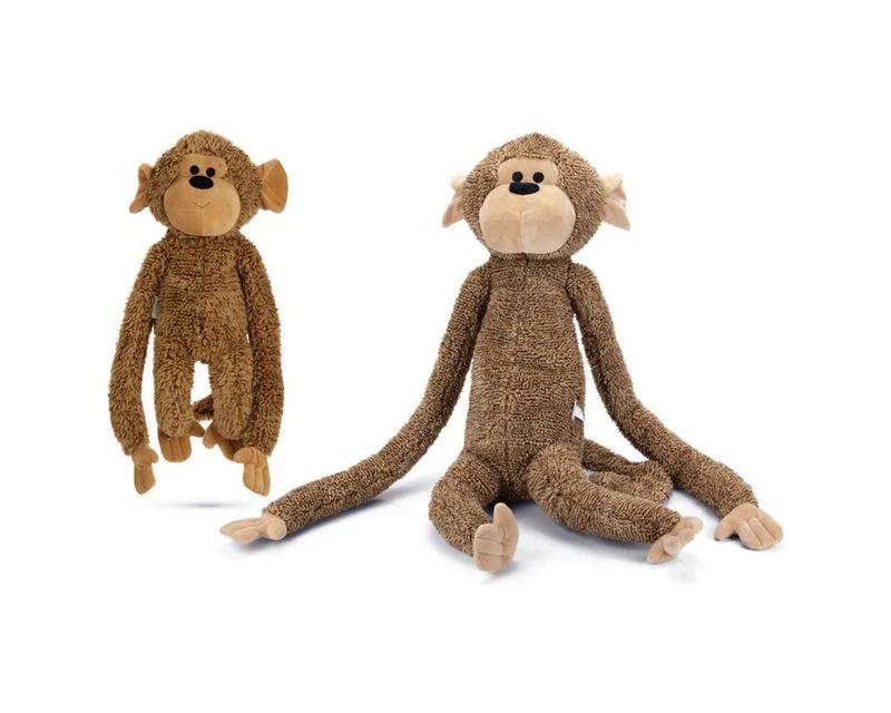 Tierkuscheltier Beeztees Plüschspielzeug Affe Vik (geräuschlos) Größe: 40 cm von Beeztees in Braun – Produktfoto 2 von 2