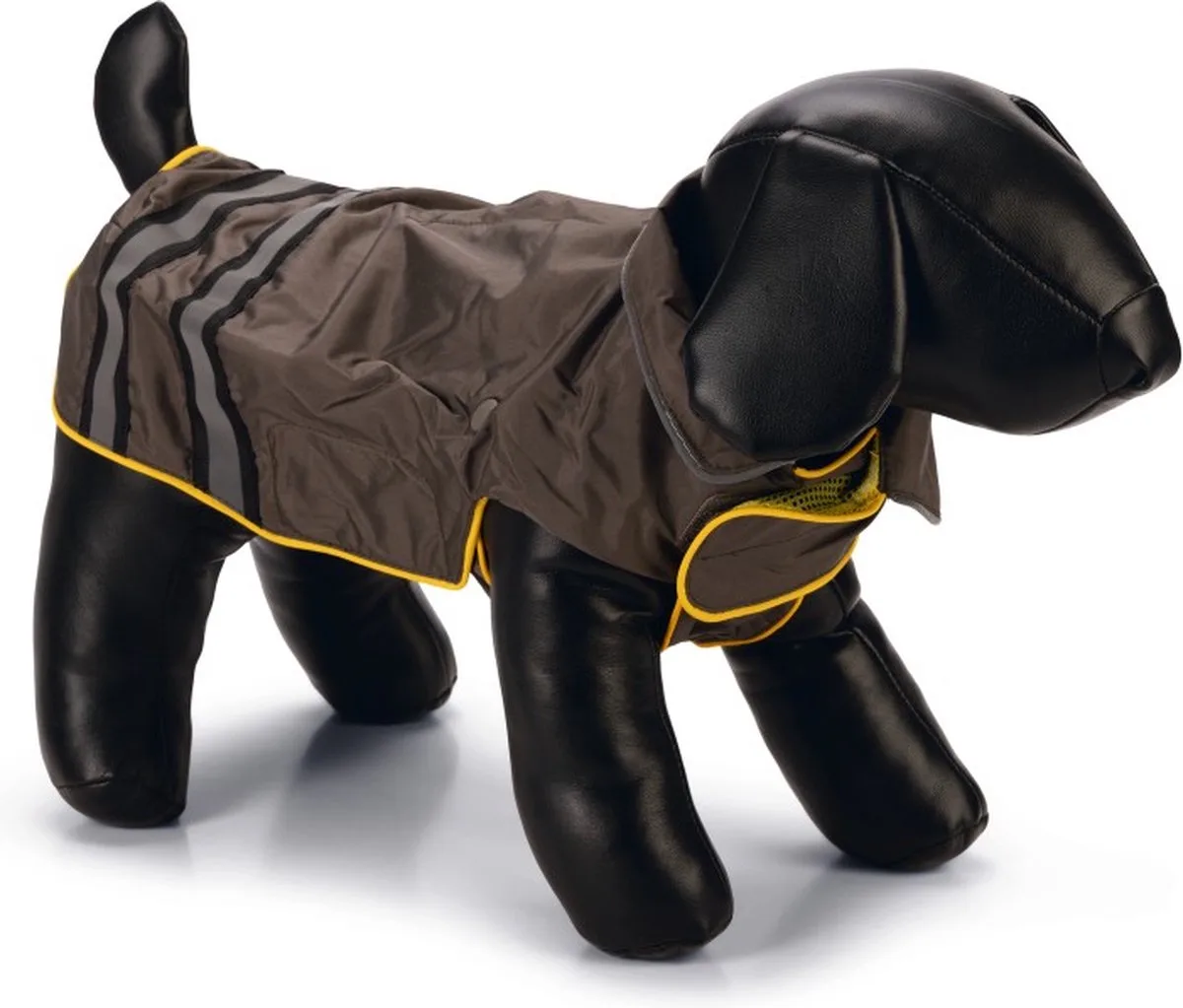 Seja Hunde Regenmantel von Beeztees in Grau, Gelb – Produktfoto