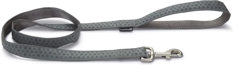 Hondenriem - Mac Leather - 120 cm x 25 mm by Beeztees in Grey – product photo