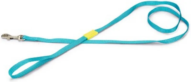 Hondenriem Uni Nylon Lichtblauw 120cmx10mm by Beeztees in Blue – product photo
