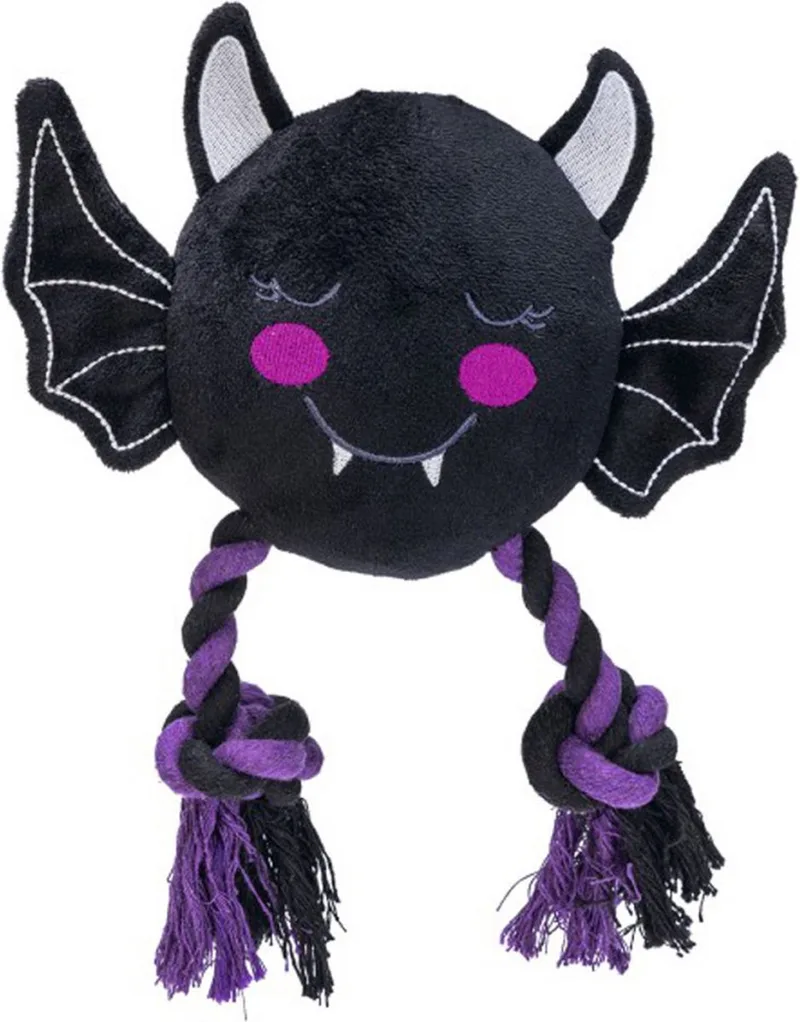 Hondenspeelgoed Halloween Flossy Vleermuis by Beeztees in Black – product photo