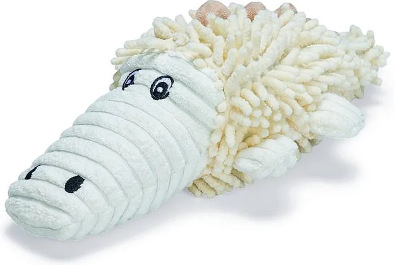 hondenspeelgoed krokodil jort 32cm by Beeztees in Beige – product photo