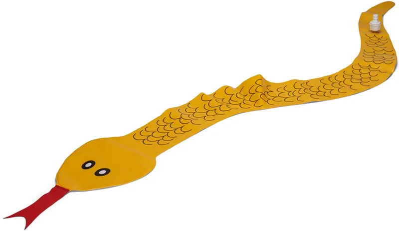 Hondenspeelgoed Splashy Snake 150 cm - Hond de Beeztees en Jaune – photo produit
