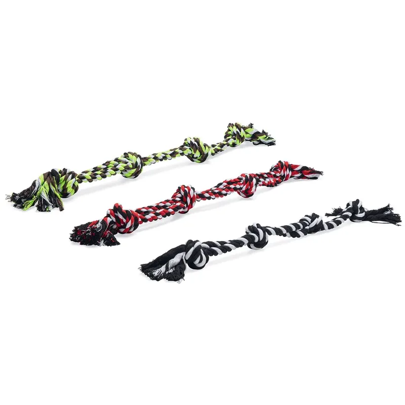 Hondenspeeltje Touw Met 4 Knopen Geassorteerd by Beeztees – product photo