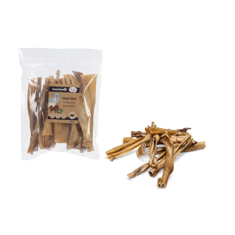 Huid Van Het Hoofd Hondensnack 500g by Beeztees – product photo
