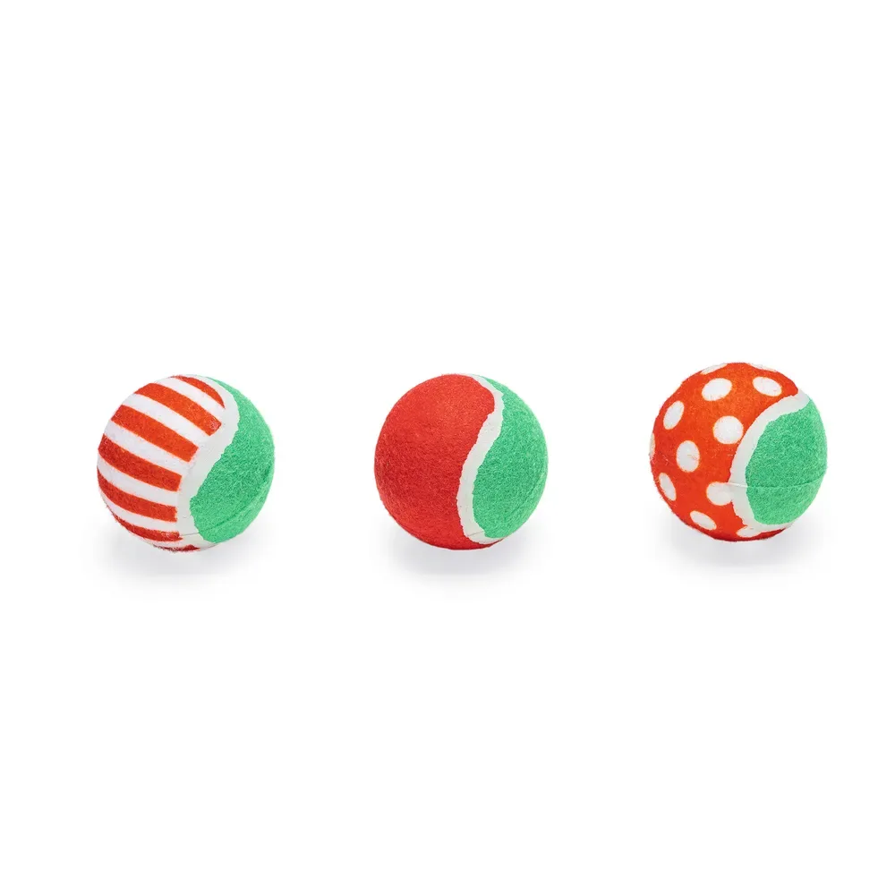 Jouet Pour Chat Christmas Tennis Ball 3 Pièces von Beeztees – Produktfoto