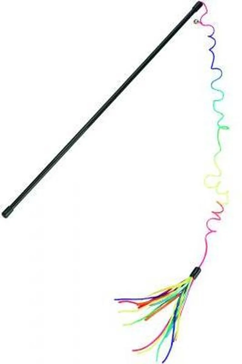 Kattenhengel regenboogpluim de Beeztees en Multicolore – photo produit