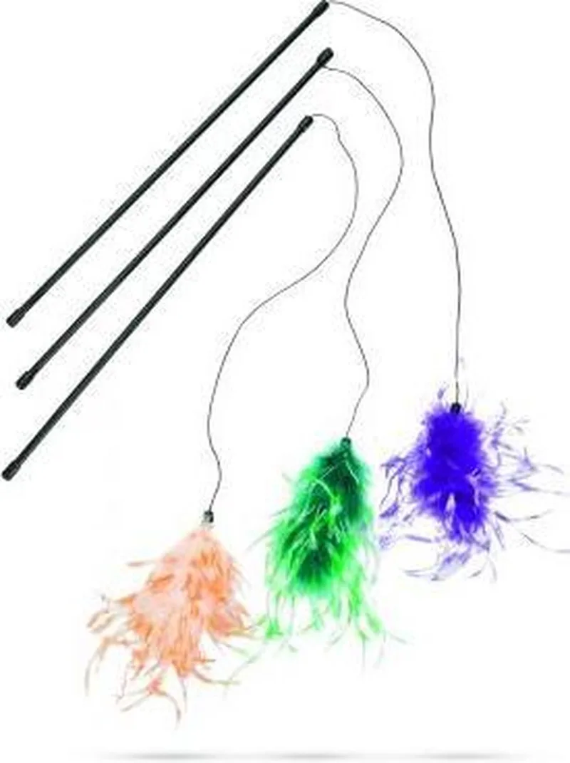 Kattenhengel Veren - kattenspeeltje - Multi - 70 cm von Beeztees in Assorti – Produktfoto